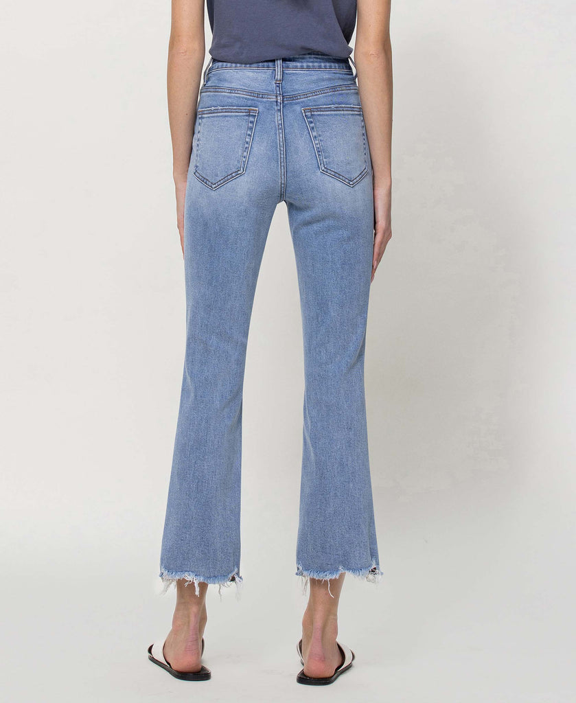 Cello Jeans Ivy Grace High Rise Criss Cross Waist Band Flare – American  Blues