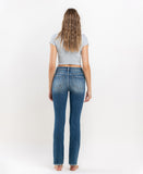 Back product images of Moonlight - High Rise Stretch Slim Straight Jeans
