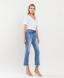 Right 45 degrees product image of Amber - High Rise Kick Flare Jean