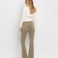 Back product images of Covert Green - High Rise Super Flare Jeans