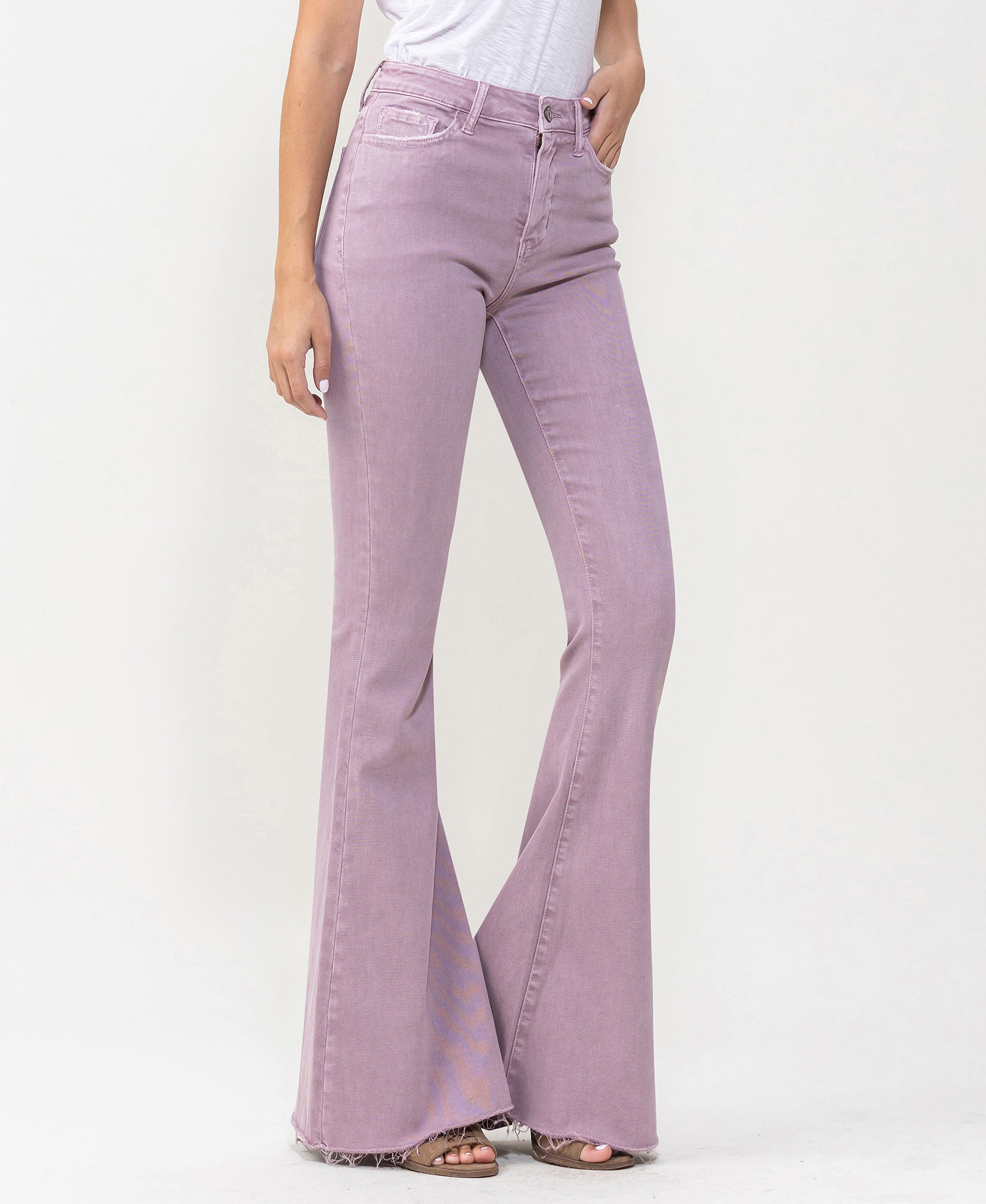 Sea Fog High Rise Super Flare Jeans