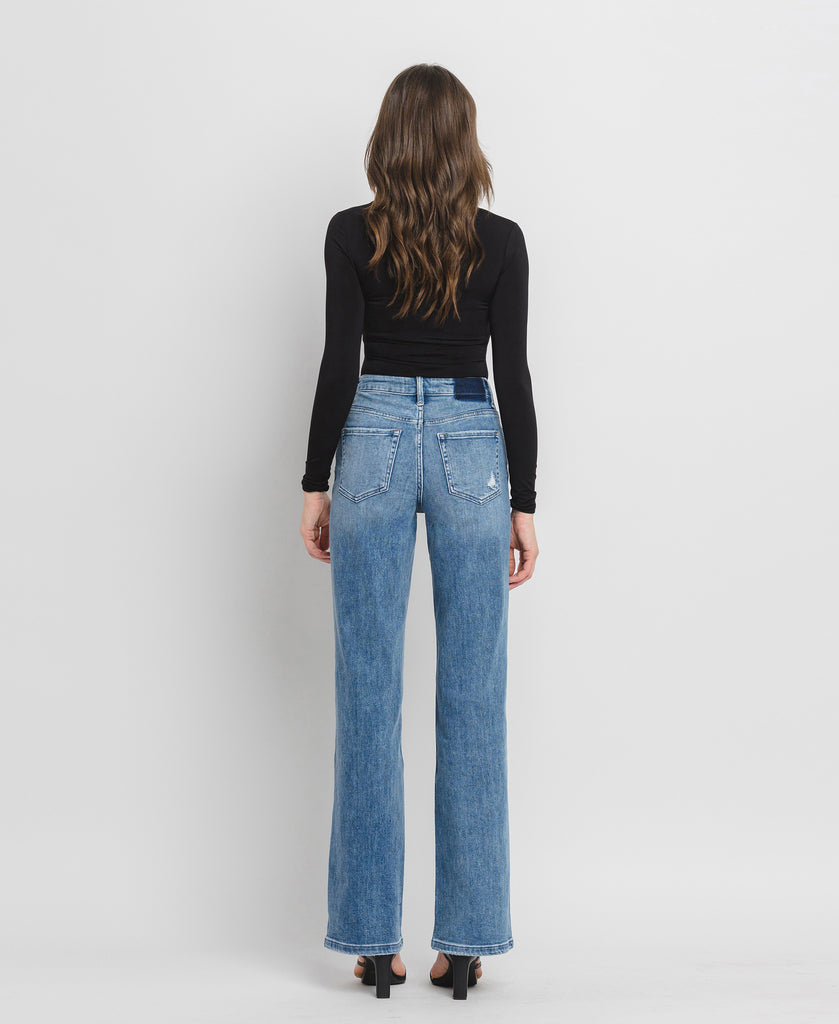 Left 45 degrees product image of Crush - 90's Vintage Flare Jeans