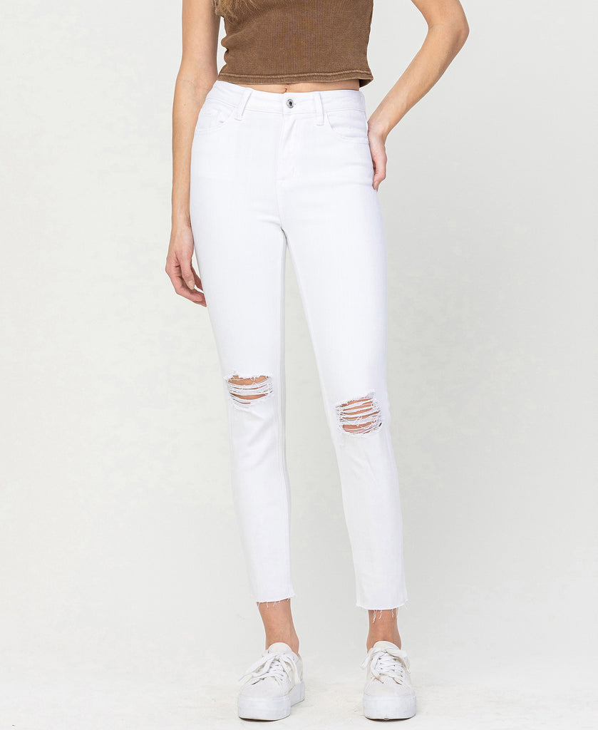 Front product images of Thrilled - High Rise Crop Skinny Jeans