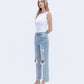 Left 45 degrees product image of Celebration - Super High Rise 90's Vintage Dad Jeans
