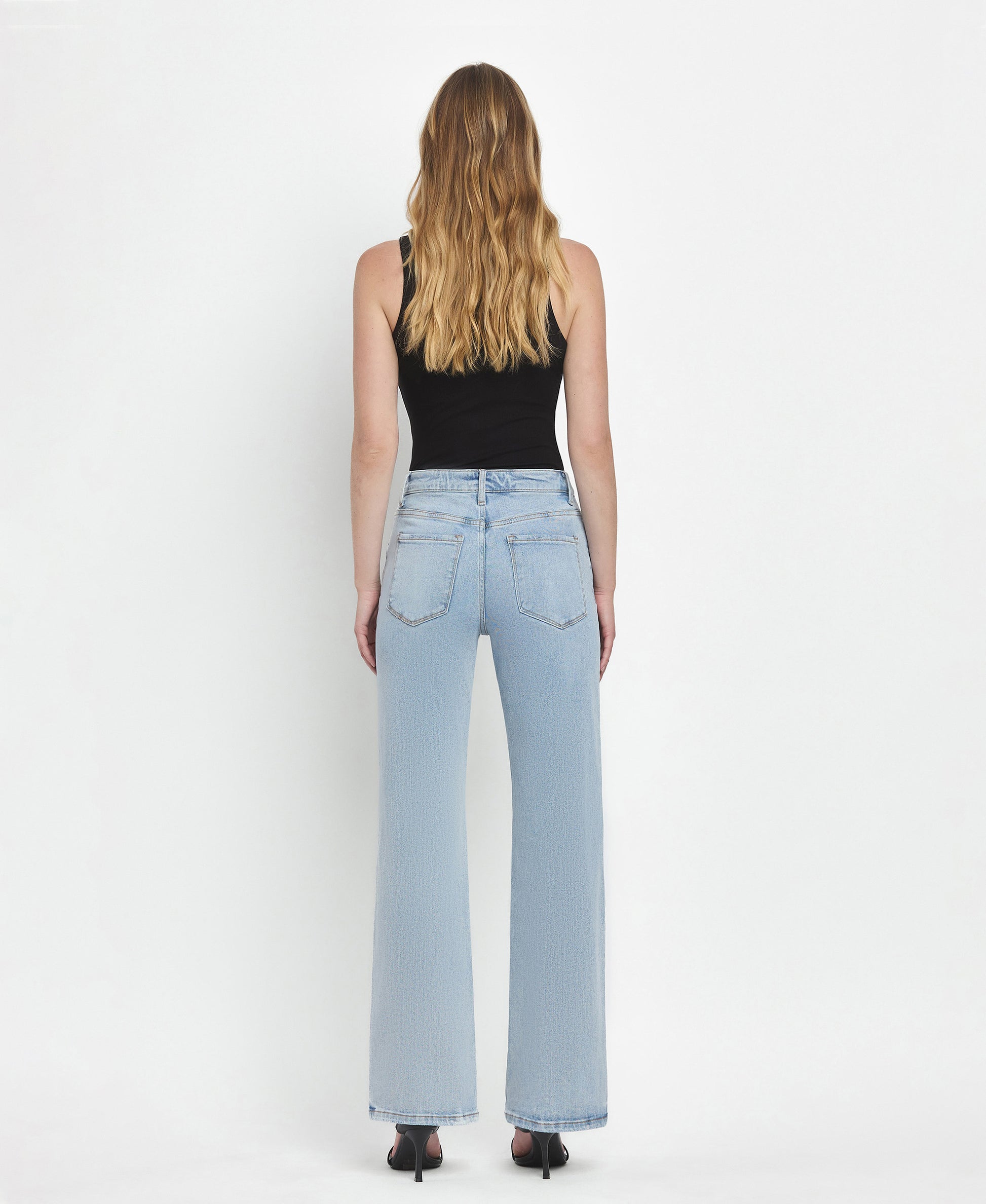 Back product images of Tender -  Super High Rise 90's Vintage  Flare Jeans