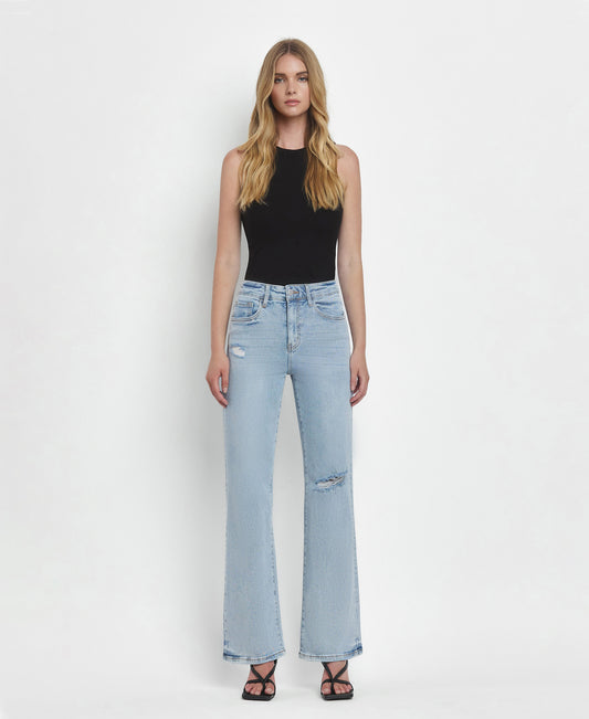 Front product images of Tender -  Super High Rise 90's Vintage  Flare Jeans