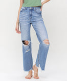 Front product images of Redeem - Super High Rise 90s Vintage Crop Flare Jeans