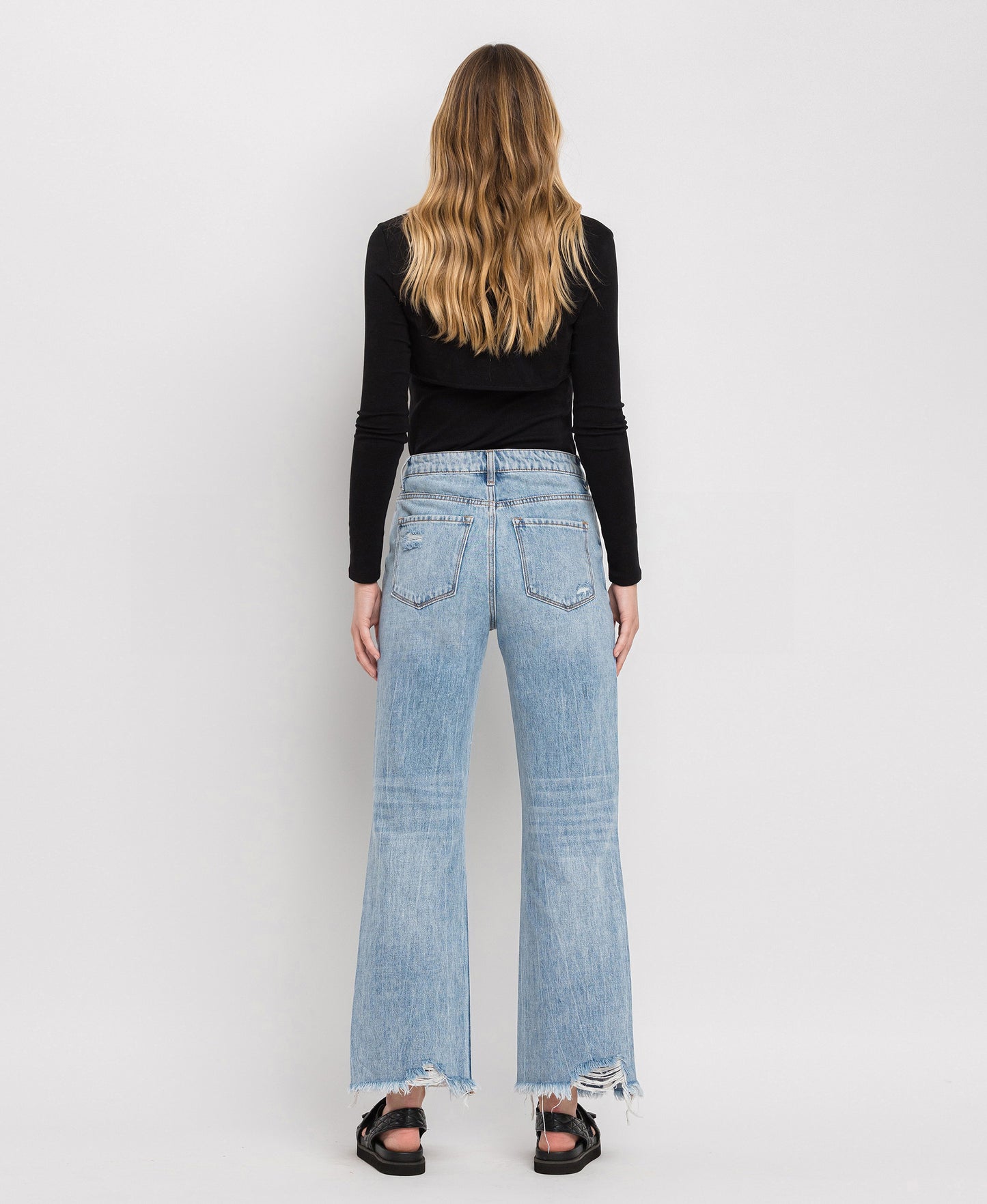 Back product images of Redeem - Super High Rise 90s Vintage Flare Jeans