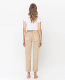 Instructive - High Rise Relaxed Straight Cargo Jeans