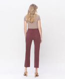 Back product images of Elegantly - High Rise Slim Straight Jeans