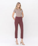 Right 45 degrees product image of Elegantly - High Rise Slim Straight Jeans