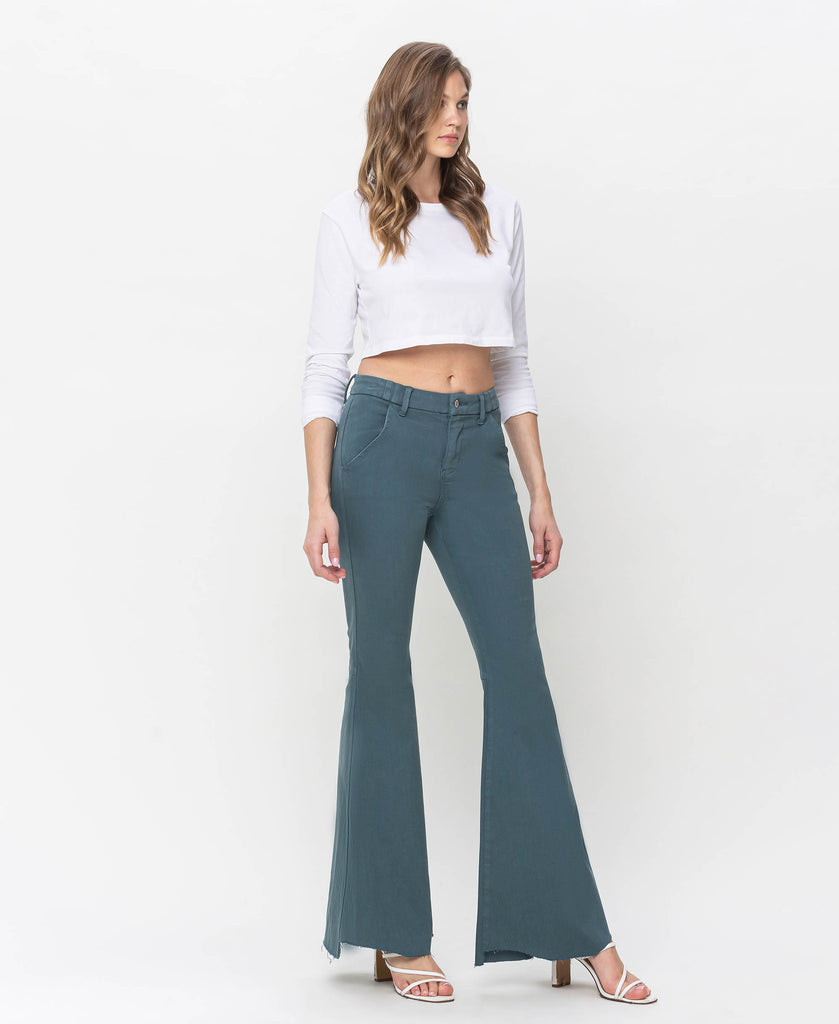 Right 45 degrees product image of Indulgence - Super High Rise Wide Leg Jeans