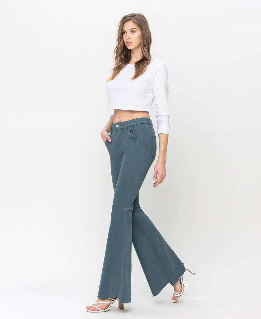 Left 45 degrees product image of Indulgence - Super High Rise Wide Leg Jeans