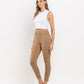 Left 45 degrees product image of Tannin - High Rise Cropped Skinny Jeans