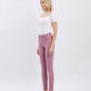 Left side product images of Wistful Mauve - High Rise Ankle Skinny Jeans