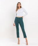 Front product images of Balsam - High Rise Crop Slim Straight Jeans