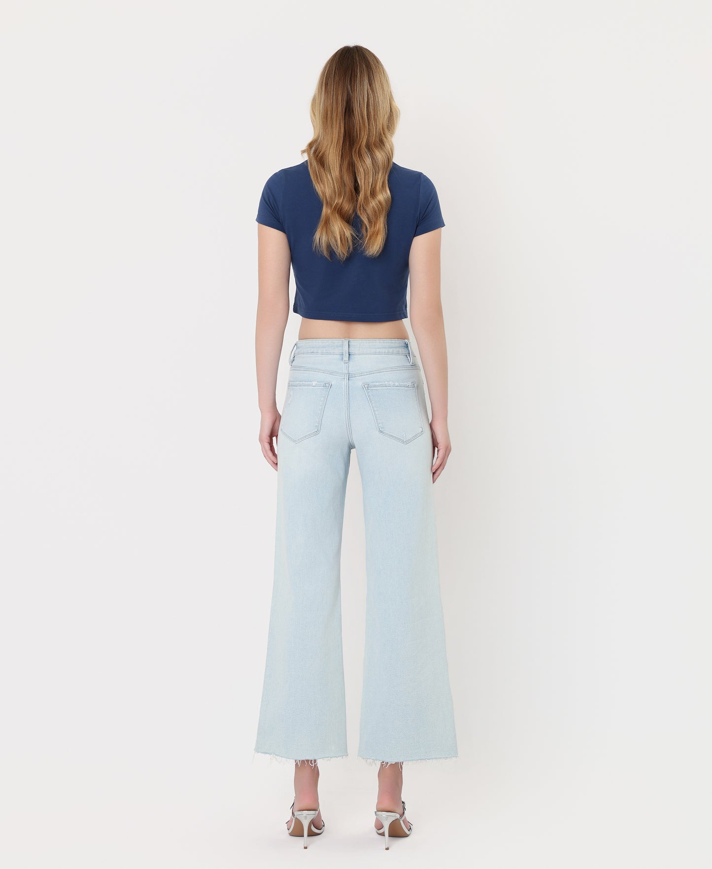 Back product images of Advantages - High Rise Wide Leg Jeans