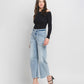 Left 45 degrees product image of Heroine - Super High Rise Crop Barrel Jeans