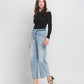 Left 45 degrees product image of Heroine - Super High Rise Crop Barrel Jeans