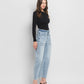 Right 45 degrees product image of Heroine - Super High Rise Crop Barrel Jeans