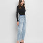 Right 45 degrees product image of Heroine - Super High Rise Crop Barrel Jeans