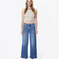 Front product images of Enviably - High Rise Super Soft Cuffed Baggy Wide Leg Jeans
