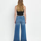 Back product images of Enviably - High Rise Cuffed Baggy Wide Leg Jeans
