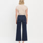 Back product images of Genial - High Rise Clean Cut Raw Hem Wide Leg Jeans