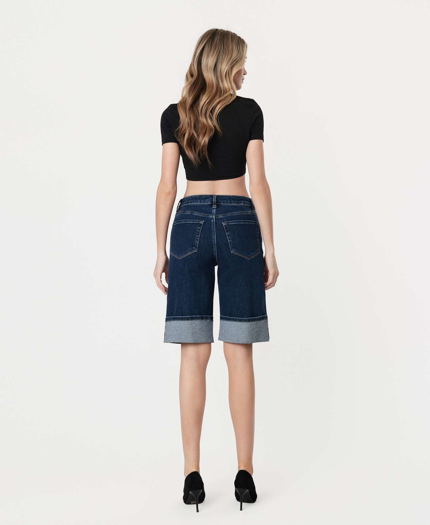 Back product images of All Star - Super High Rise Baggy Bermuda Shorts