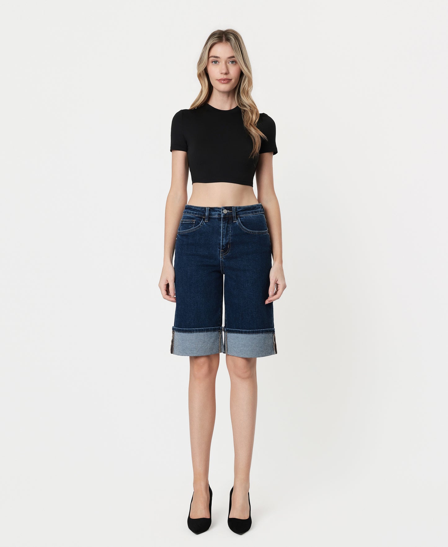 Front product images of All Star - Super High Rise Baggy Bermuda Shorts
