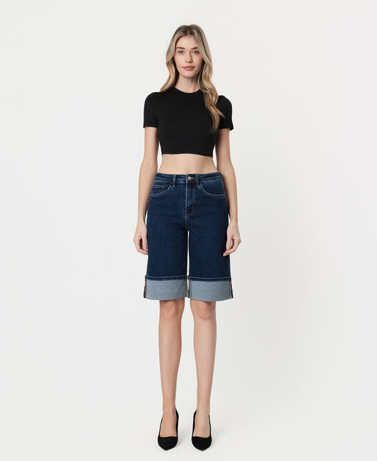 Front product images of All Star - Super High Rise Baggy Bermuda Shorts