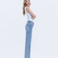 Right side product images of Hearten - High Rise Full Length Wide Leg Jeans
