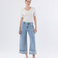 Front product images of Terrific - Super High Rise Cuffed Baggy Wide Leg Jeans