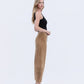 Right side product images of Khaki - High Rise Corduroy Barrel Jeans