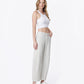 Right 45 degrees product image of Stripe - High Rise Dart Detail Striped Crop Barrel Jeans