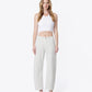 Front product images of Stripe - High Rise Dart Detail Striped Crop Barrel Jeans