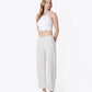 Left 45 degrees product image of Stripe - High Rise Dart Detail Striped Crop Barrel Jeans