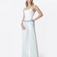 Left 45 degrees product image of Castle Rock - High Rise Contrast WB Striped Wide Leg Jeans