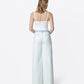 Back product images of Castle Rock - High Rise Contrast WB Striped Wide Leg Jeans