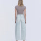Back product images of Stripe - High Rise Paint Splash Tinted Barrel Jeans