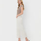 Left side product images of Stripes - High Rise Raw Hem Crop Wide Leg Jeans