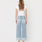Back product images of Stripe - High Rise Cuffed Crop Wide Leg Jeans
