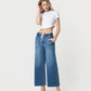 Left 45 degrees product image of Enviably - High Rise Super Soft Drawstring Baggy Wide Leg Jeans
