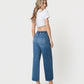 Back product images of Enviably - High Rise Super Soft Drawstring Baggy Wide Leg Jeans