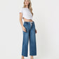 Right 45 degrees product image of Enviably - High Rise Super Soft Drawstring Baggy Wide Leg Jeans
