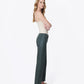 Right side product images of Darkest Spruce - High Rise Coated Crop Straight Jeans
