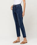 Left 45 degrees product image of River Run - Stretch Mom Jeans