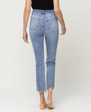 Back product images of Swish - Super High Rise Slim Cropped Straight Jeans