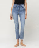 Front product images of Swish - Super High Rise Slim Cropped Straight Jeans